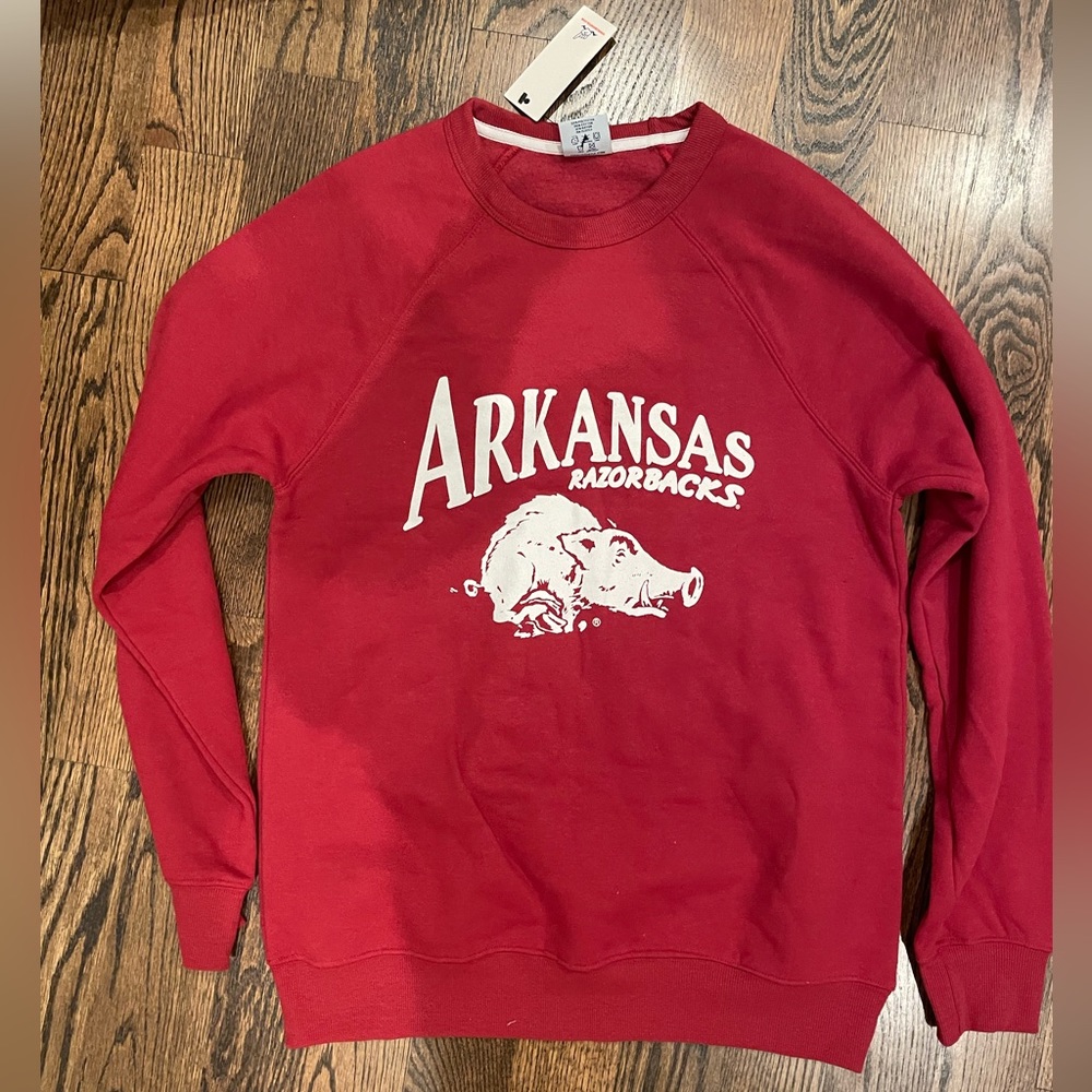 Retro Arkansas Razorback Sweater